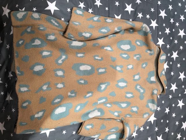 Chaqueta punto estampada