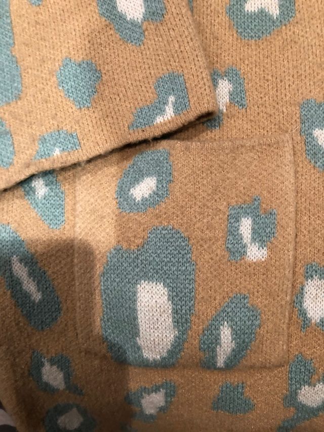 Chaqueta punto estampada