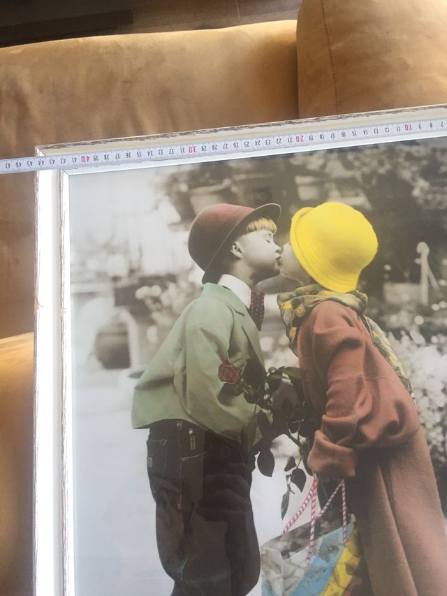 Cuadro de lámina con cristal