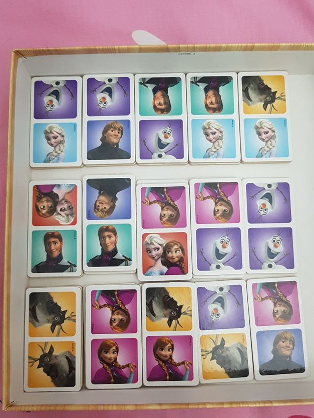 Domino Frozen Educa Madera