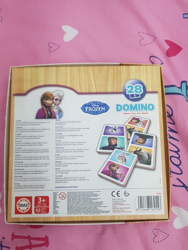 Domino Frozen Educa Madera