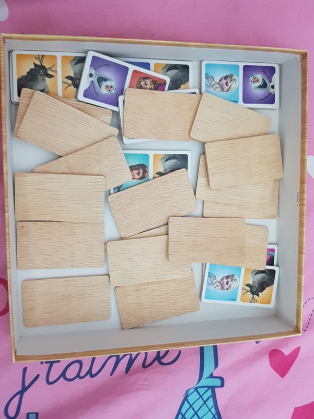 Domino Frozen Educa Madera