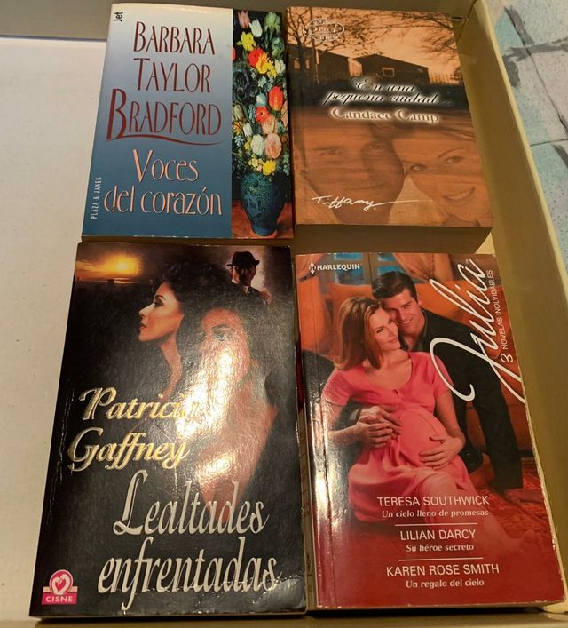 diversos títulos de novela romántica