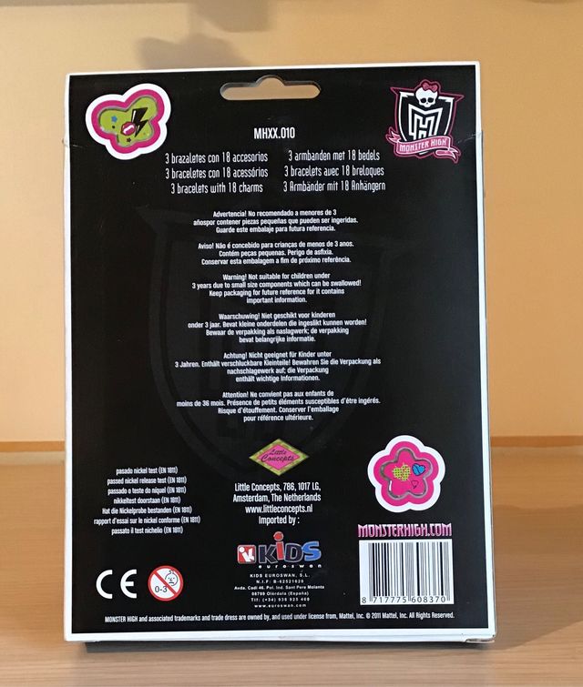 Crea tus pulseras Monster High.