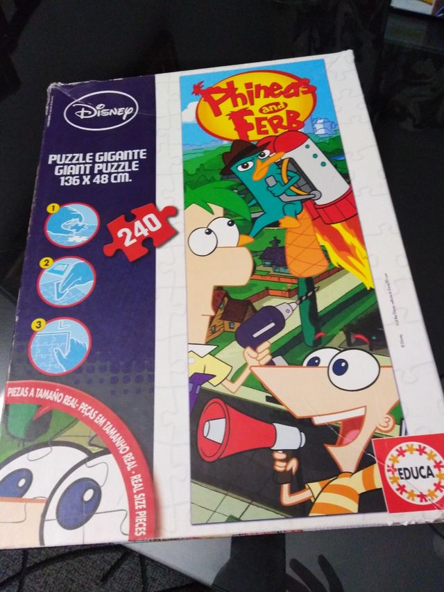 Puzzle gigante de Fineas and Ferb