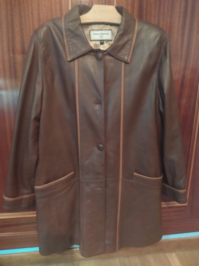 Chaquetón de piel mujer