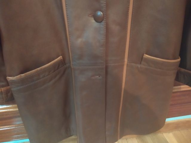 Chaquetón de piel mujer