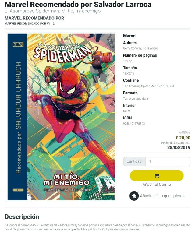 Colección Recomendado por... de Marvel