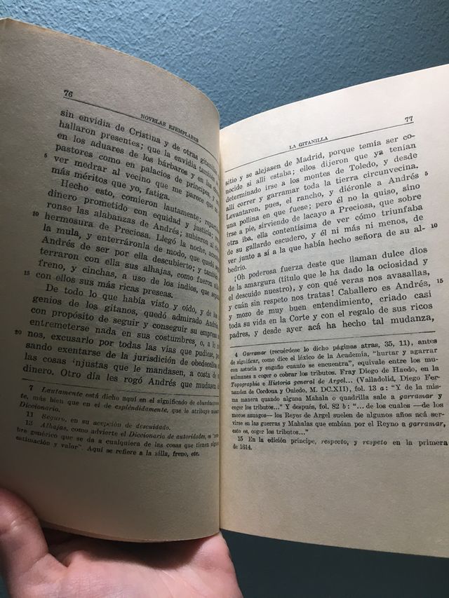 Novelas ejemplares de Miguel de Cervantes