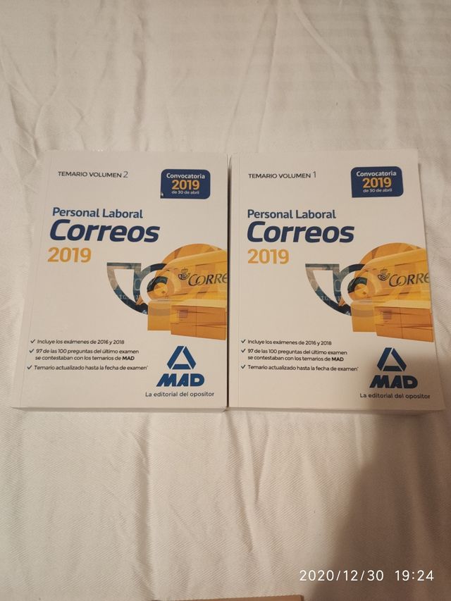 Libro para preparar oposicion correos.
