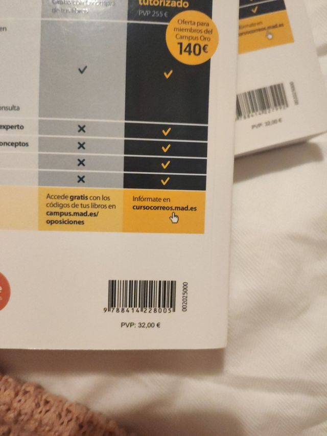 Libro para preparar oposicion correos.