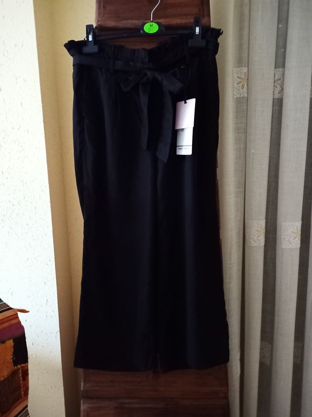 Pantalón ligero negro Naf Naf - nuevo de origen
