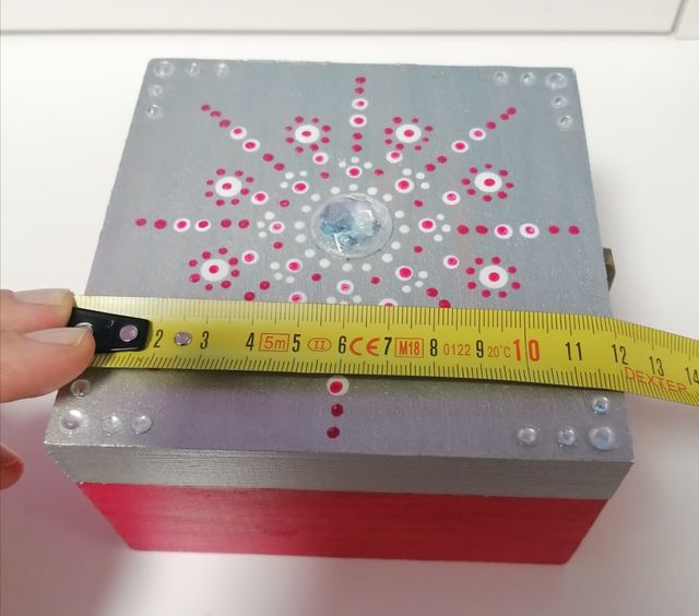 Joyero artesanal / Caja de madera