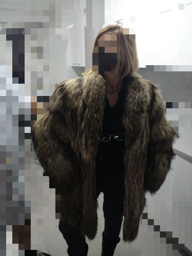 Chaquetón de piel de Marmota