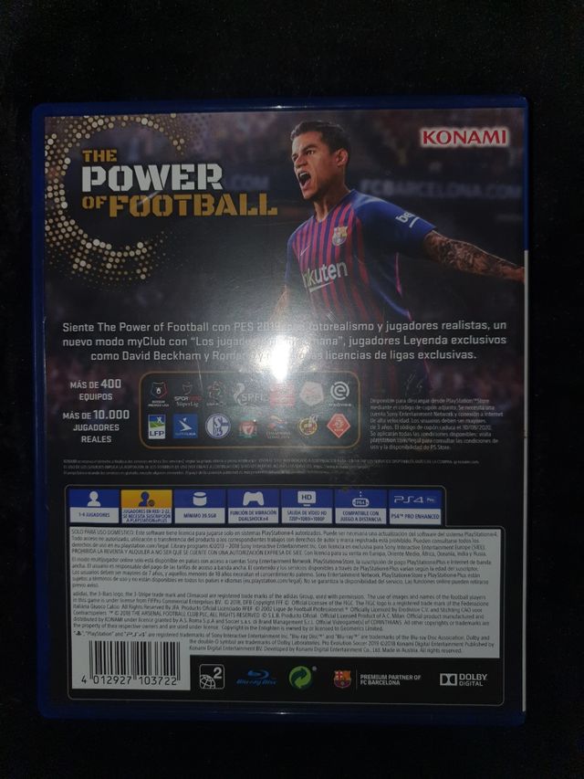 PES 2019 PS4