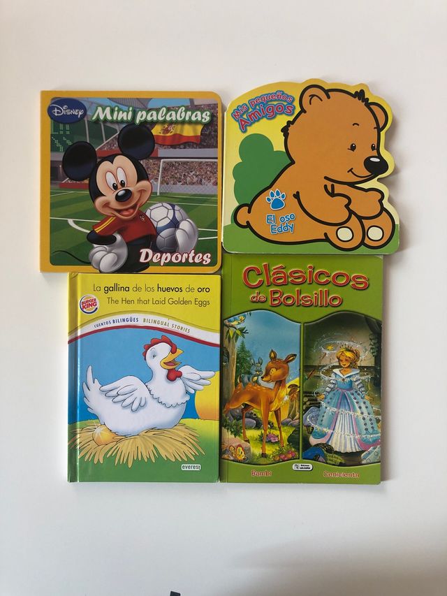 Set de 4 cuentos infantiles