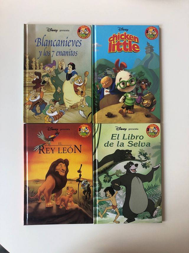 Set de 4 cuentos de Disney