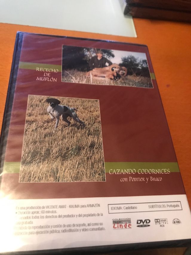 Dvd caza doble bravo pointer mugrón rececho