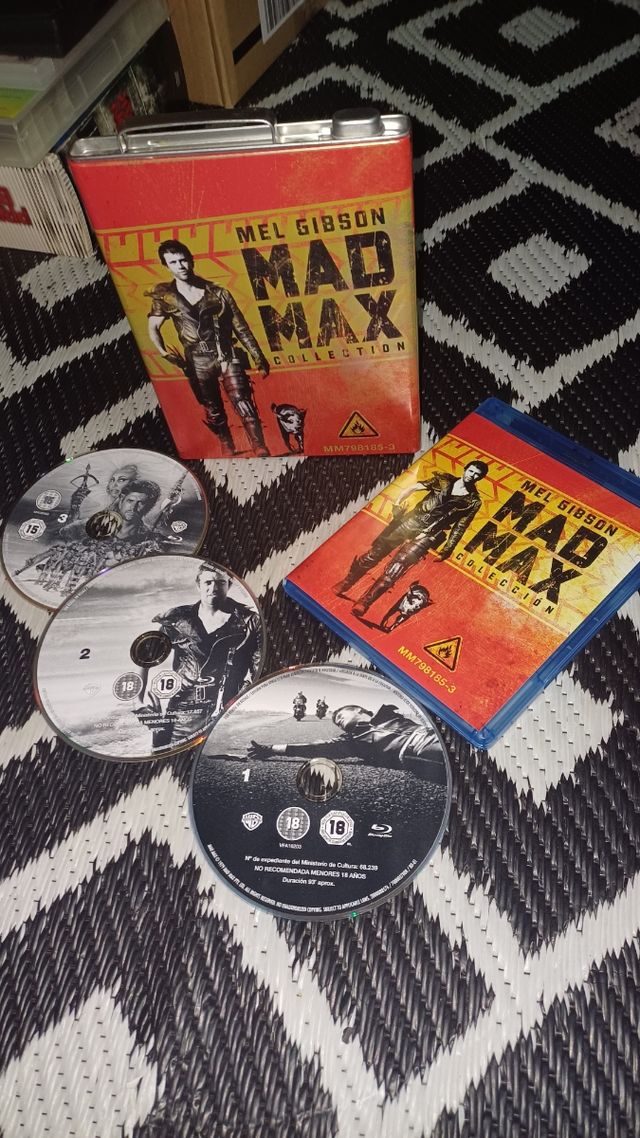 STEELBOOK LATA DE GASOLINA SAGA MAD MAX BLU RAY