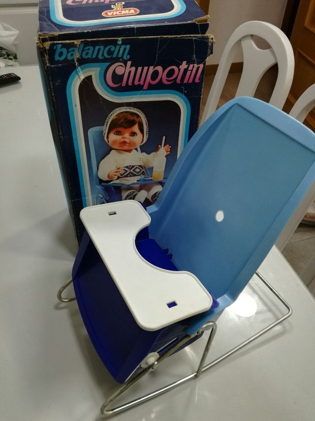 Balancín vintage muñeco chupetín