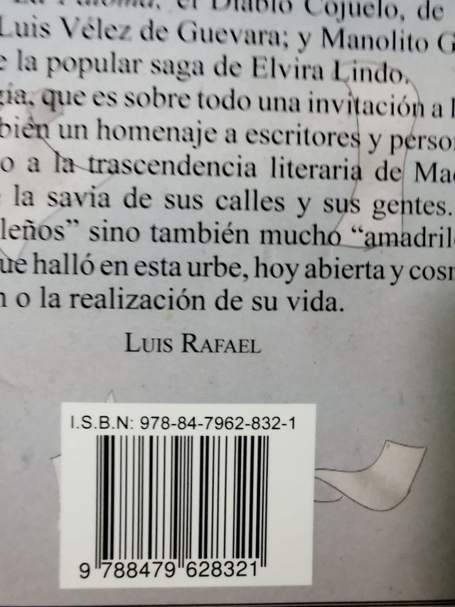 Aventuras en el Madrid literario