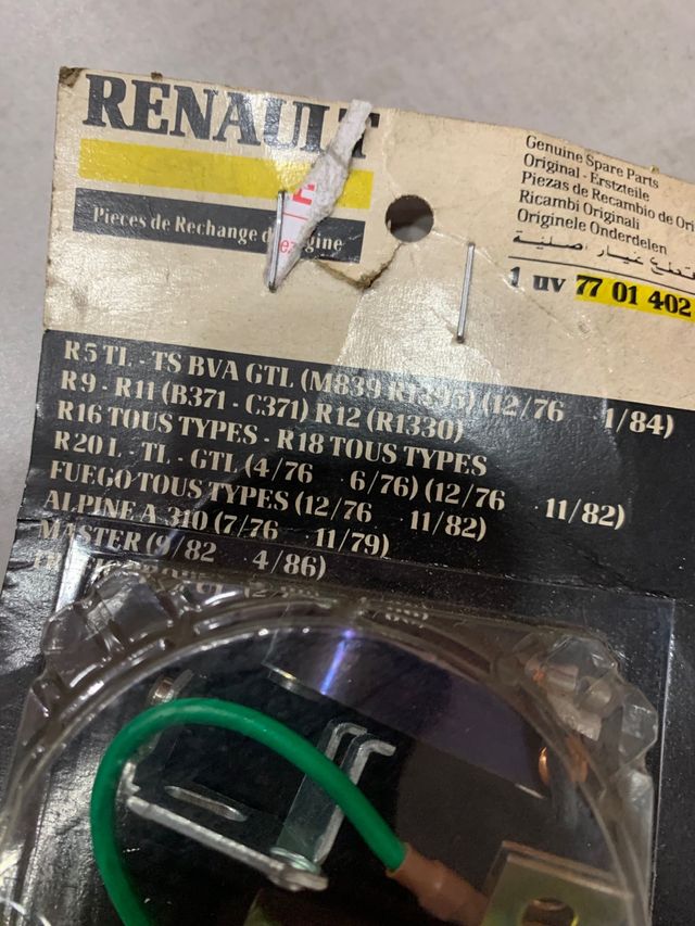 Original renault platinos