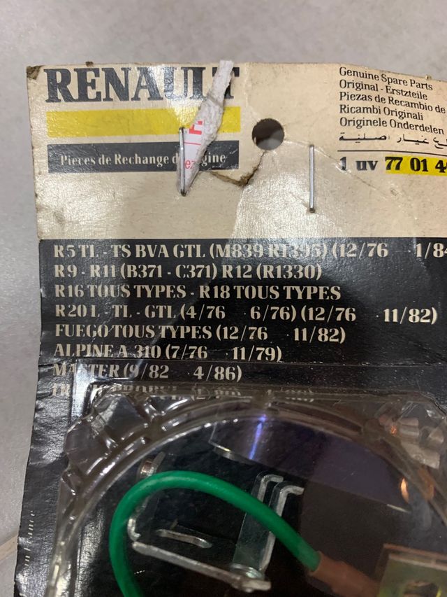 Original renault platinos