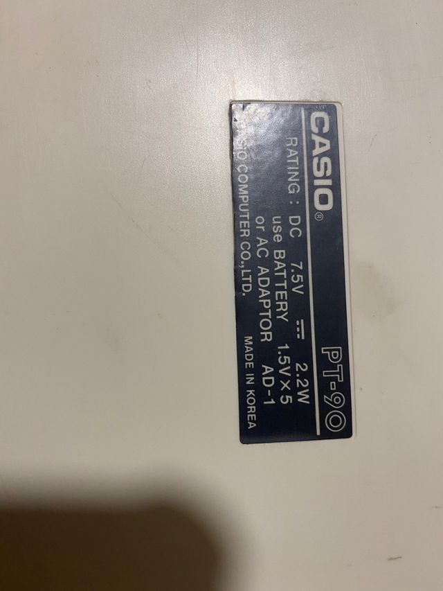 CASIO PT90