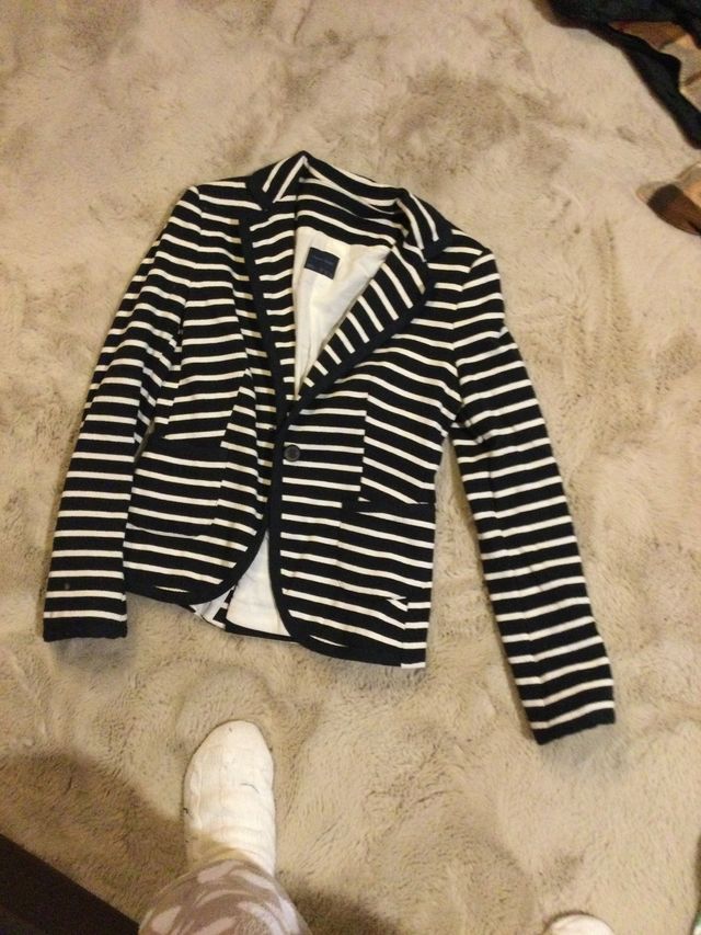 Americana a rayas muy estilosa