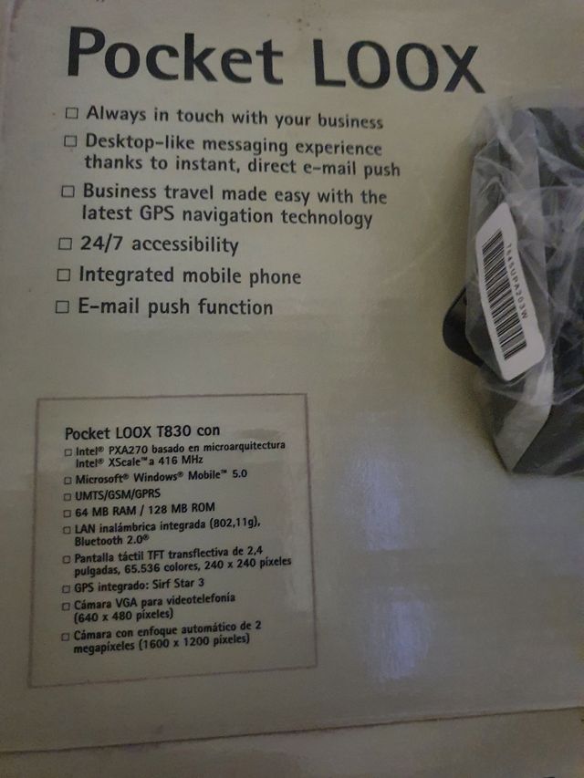 POCKET LOOX T830 FUJITSU SIEMENS OFERTA