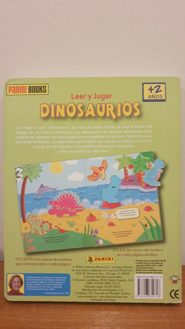 LIBRO DINOSAURIOS 5 más de regalo  TITO VACA BAMBI