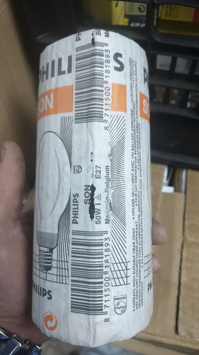 lampara philips son 50 w e27 sodio