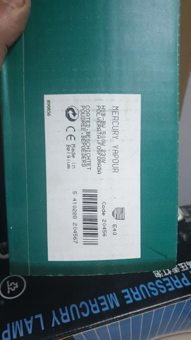 lampara sodium 250 w sylvania vapor mercurio