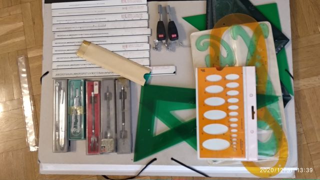 Equipo de delineante 1975 aprox