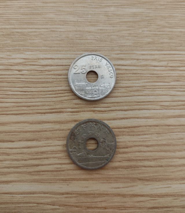 25 pesetas Comunidades Autónomas España