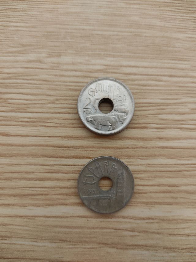25 pesetas Comunidades Autónomas España