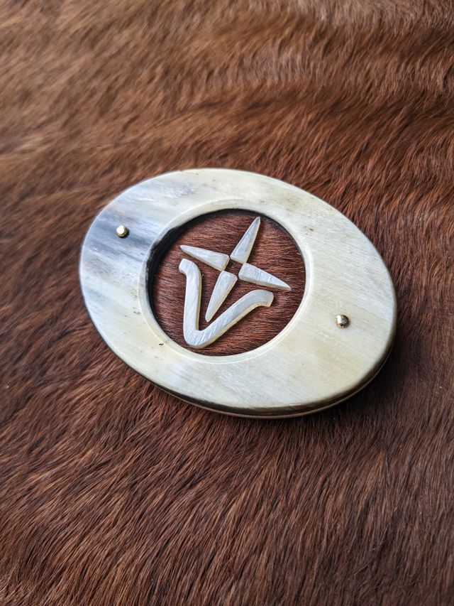 Hebillas exclusivas en asta de toro