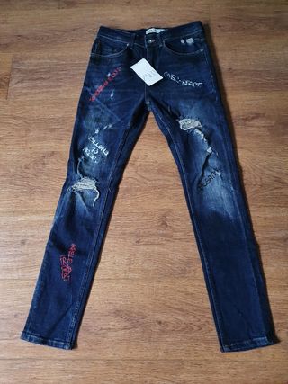 Graffiti print skinny jeans zara price, review 👕👗🛍