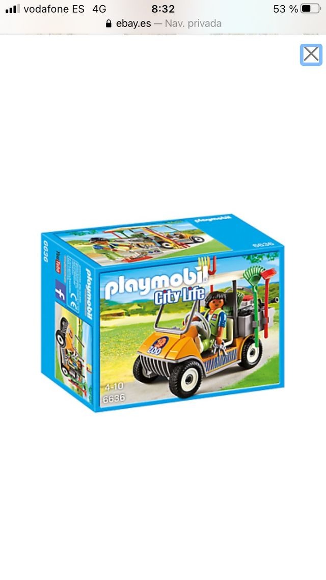 Carrito Zoo Playmobil