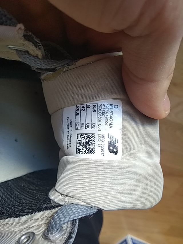 zapatillas NB ML574 camuflaje