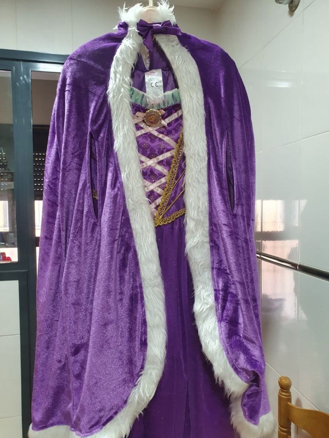 disfraz rapunzel disney 5- 6 años