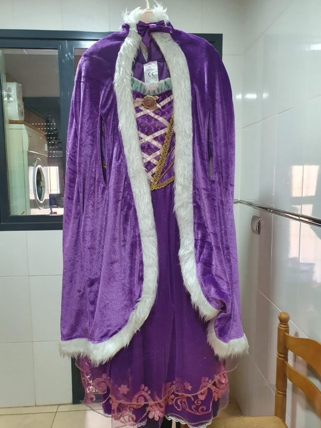 disfraz rapunzel disney 5- 6 años