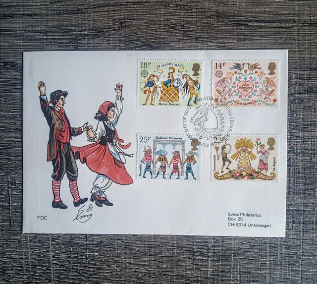 SELLOS SOBRES 1er Día TEMA 🇪🇺 EUROPA