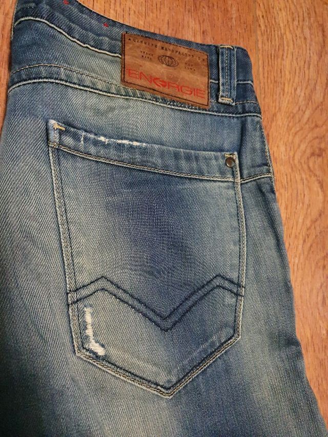 Jeans Energie Crooped Azul medio Talla 31