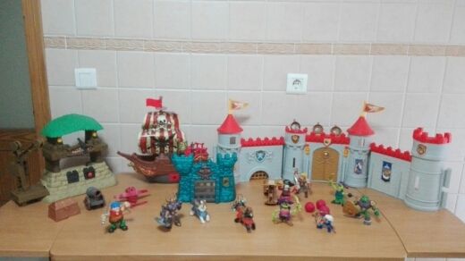 castillo+barco pirata