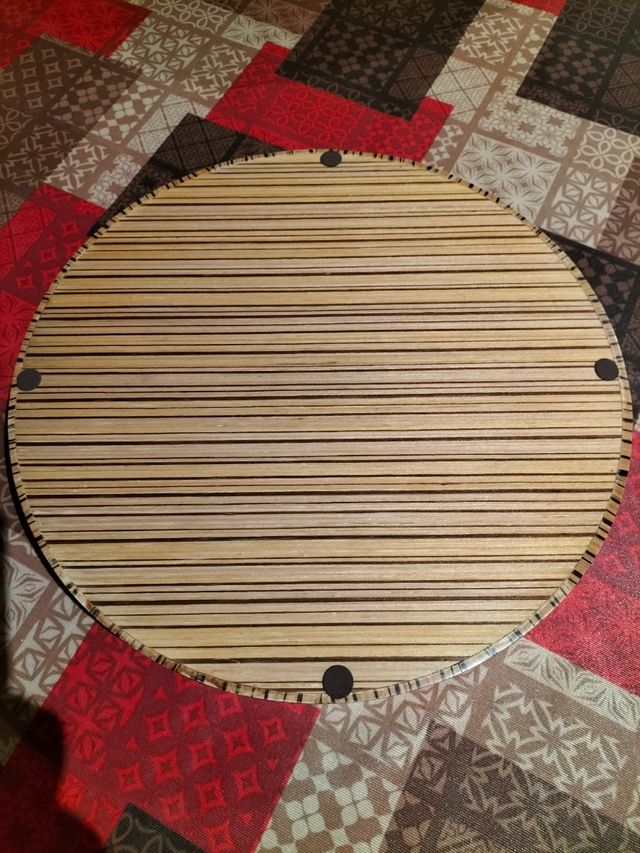 Fuente de aperitivo de madera