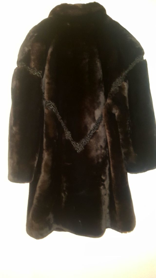 Abrigo de piel animal