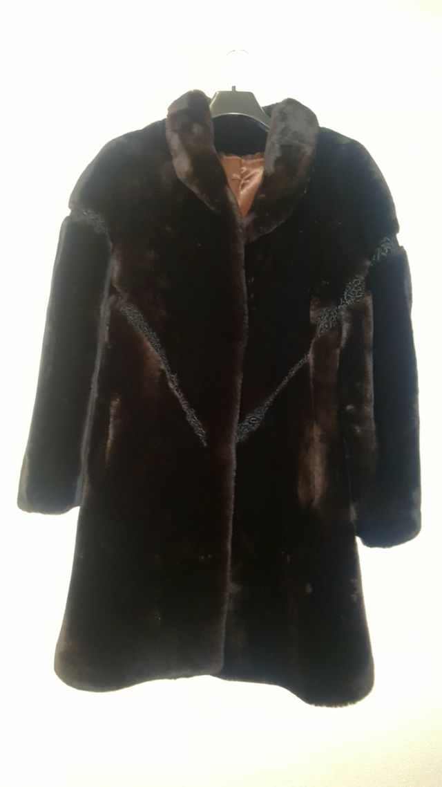Abrigo de piel animal