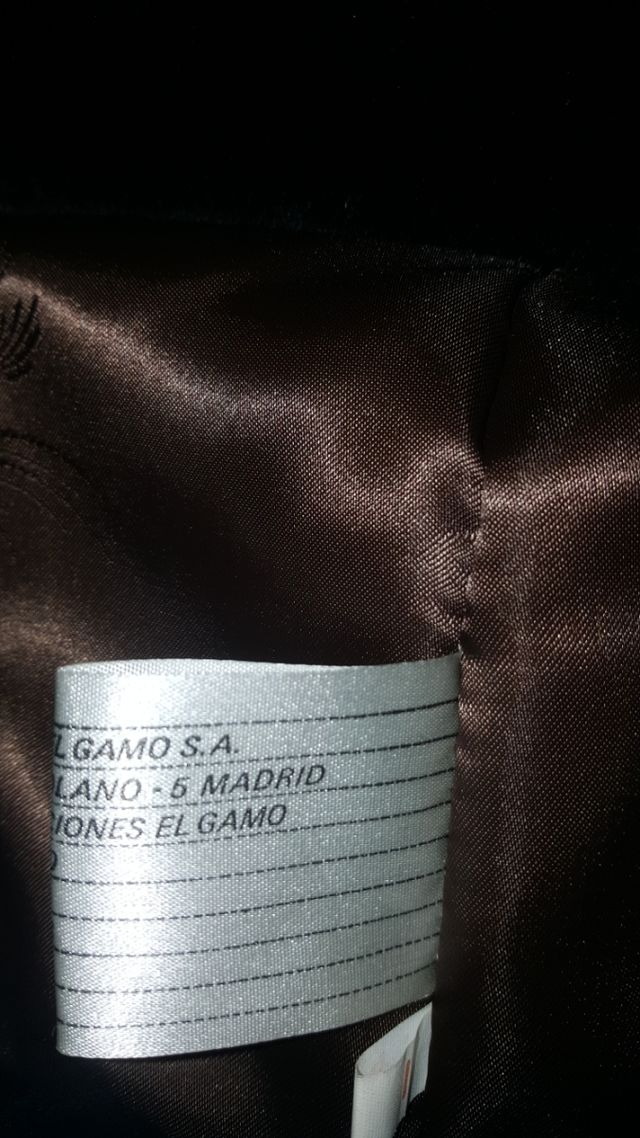 Abrigo de piel animal