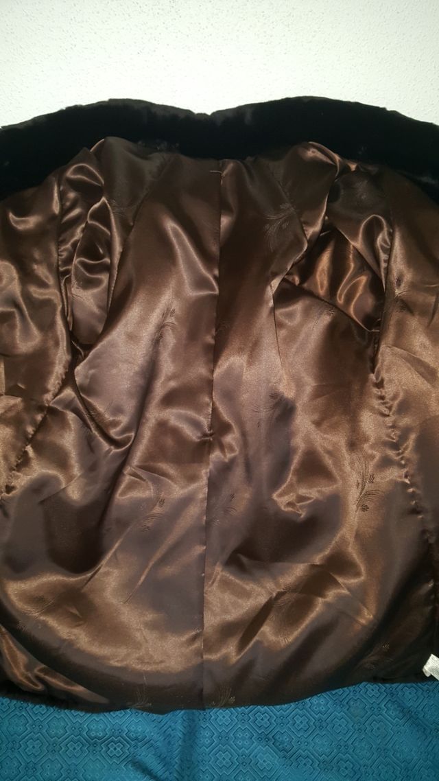 Abrigo de piel animal